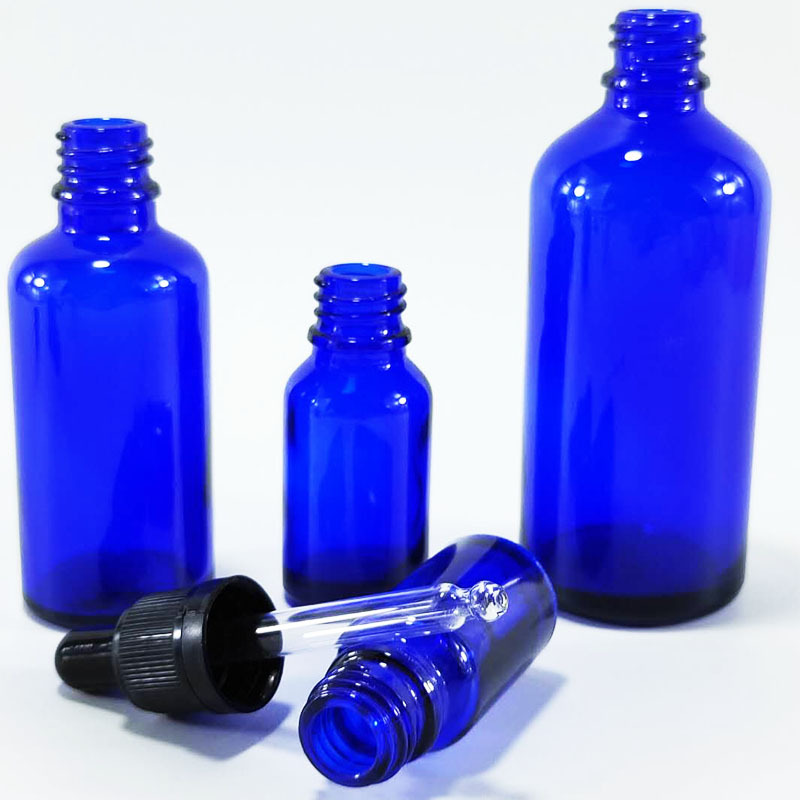 essential oil glass bottle with dropper cap