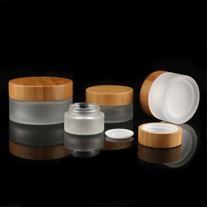 glass cosmetic jar