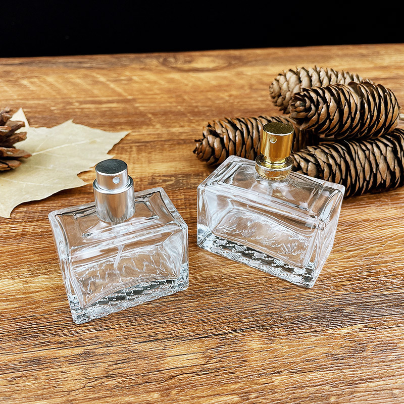 35ml square glass perfume bottle