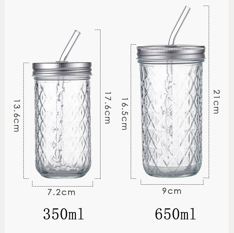 mason jar glass size