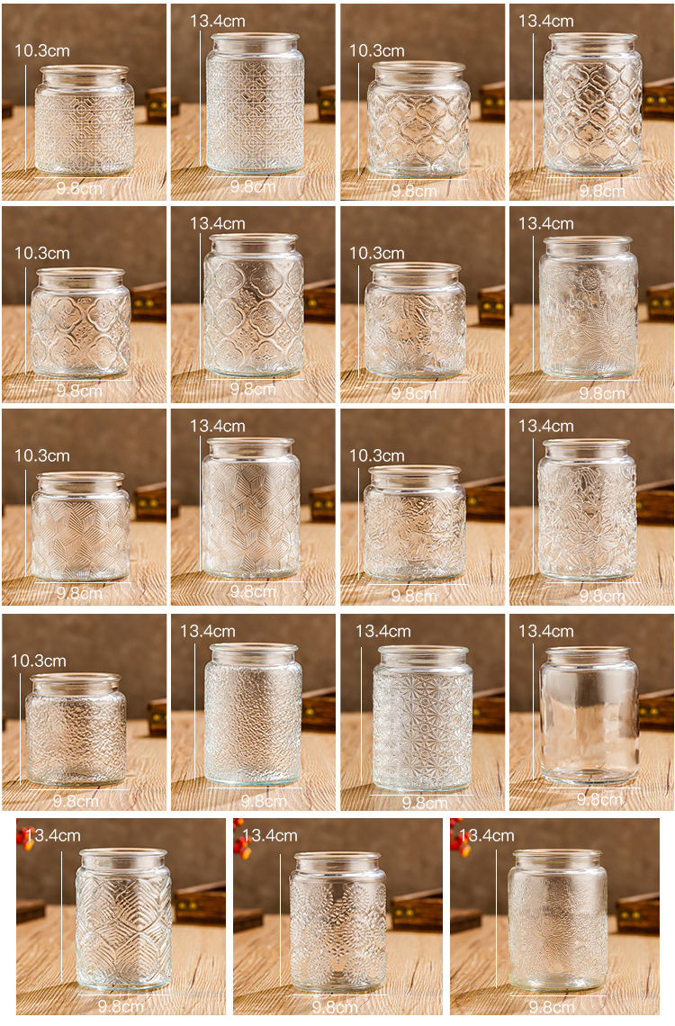 glass storage jar for kitchen