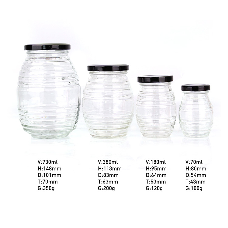 wholesale honey glass jar