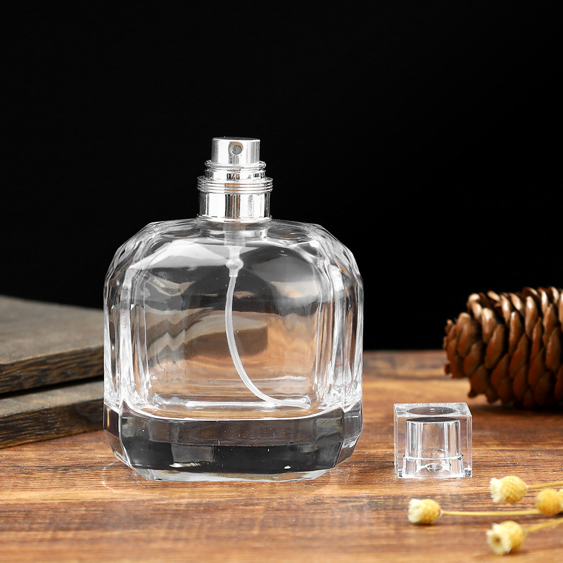 Round 100ml glass perfume bottle 